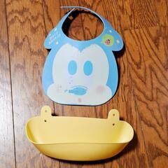 ミッキーお食事エプロンの画像