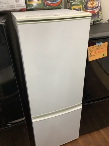 シャープ　2ドア冷蔵庫　SJ-S17B-HG  リサイクルショップ宮崎屋　佐土原店　25.7.5F