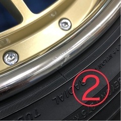 【引取限定・値下げ不可・バラ売り不可　SSR TF1R 2本】PCD114.3・5穴・8.0J・+29の画像