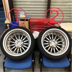 【引取限定・値下げ不可・バラ売り不可　SSR TF1R 2本】PCD114.3・5穴・8.0J・+29の画像