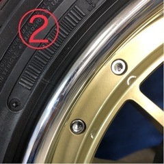 【引取限定・値下げ不可・バラ売り不可　SSR TF1R 2本】PCD114.3・5穴・8.0J・+29の画像