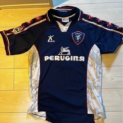 中田英寿がサインしたジャージ (Perugia イタリア)