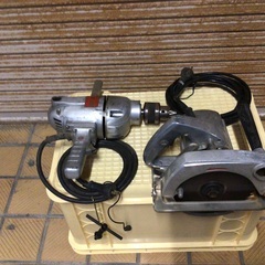 日立電動丸鋸　電動ドリル　セット　DIY用