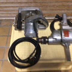 日立電動丸鋸　電動ドリル　セット　DIY用の画像