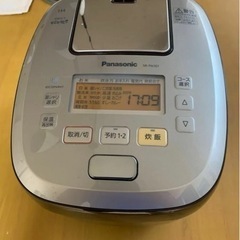 パナソニック 5.5合 炊飯器 圧力IH式 おどり炊き SR-PA107-Wの画像