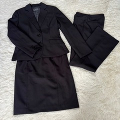 【終了】美品セットアップ パンツ スカート3点セット 11号 黒
