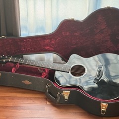 ギター　Taylor214ce DLX BLACK ハードケース付き　アコースティックギター