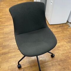 OAチェア　No.10744　ワークチェア　ブラック　椅子　【リサイクルショップどりーむ鹿大前店】の画像