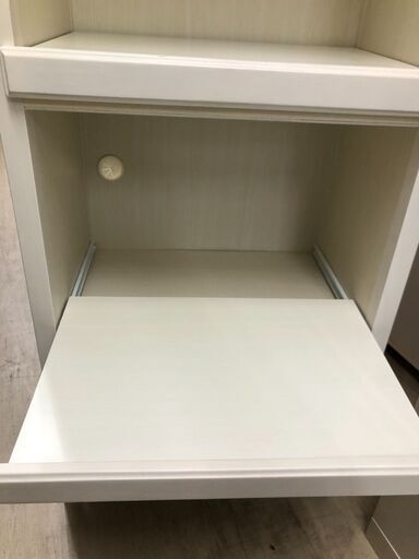 ニトリ キッチンボード コルテ60 幅60cm レンジボード 食器棚 システムキッチンボード ホワイト系 おしゃれ 大型家具 収納キッチン クリーニング済 堺市 石津【ジャングルジャングルサカイ石津店】