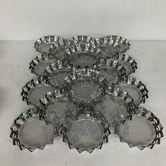 ステンレス 1人用 紙鍋ホルダー 焼網 20個セット J0407 ステンレス 1人用 紙鍋ホルダー 焼網 20個セット J0407