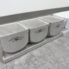 新品 オシャレ 植木鉢 2色セット 陶器 観葉植物　の画像