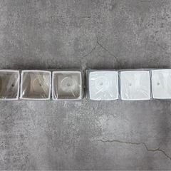 新品 オシャレ 植木鉢 2色セット 陶器 観葉植物　の画像