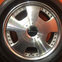 【BS NEXTRY 225/55R17】夏タイヤ【スピードスター ヴィエナ ビエナディッシュ 17インチ 7.5J6HPCD139.7+25】バリ溝 ハイエース等(VTJ885)の画像