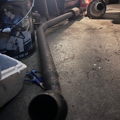 トヨタ スターレット グランツァV EP91 純正マフラー フロント センター リアの画像