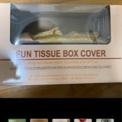 ティッシュケース モアイ【新品未使用】の画像