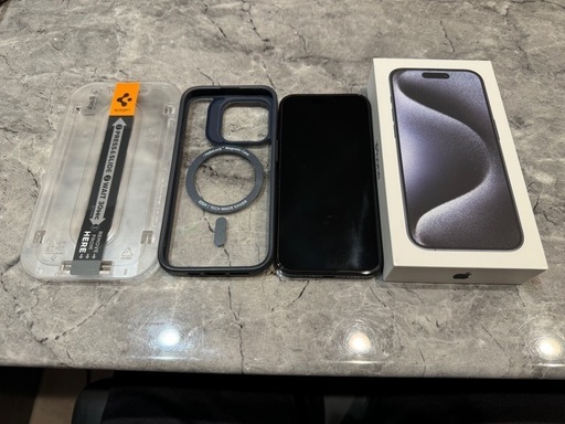 【美品！】iPhone 15 Pro 256gb ブルーチタニウム