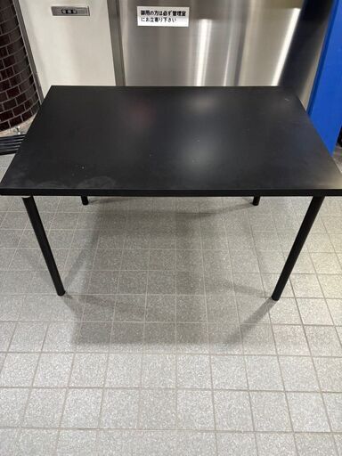 Black Cafe Table コーヒーテーブル 在宅Workにも 黒色