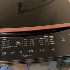 アイリスオーヤマ洗濯機　一人暮らしの画像