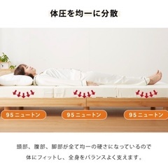ベットマットレス新品未使用の画像
