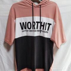 新品 半袖パーカー①