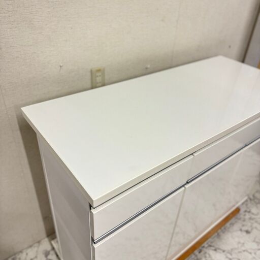 19879   キッチンカウンター キッチンボード 食器棚 幅120cm   ◆大阪市内・東大阪市他 6,000円以上ご購入で無料配