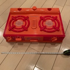ジュージュー調理音鳴るままごとコンロ