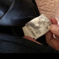 コムサイズム120リアルファーコートの画像