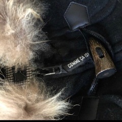 コムサイズム120リアルファーコートの画像