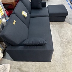 3人掛けソファーオットマン付き】【管理番号12609】