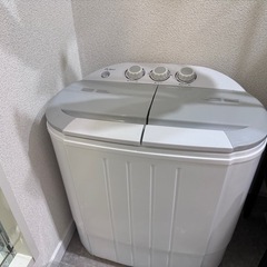 予洗い 2代目に二槽式洗濯機