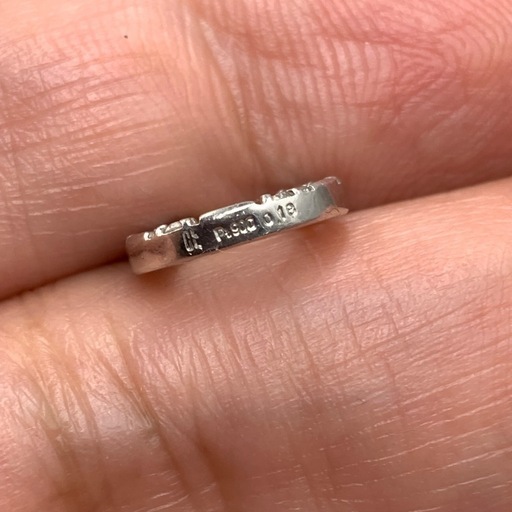 Pt850 pt900 馬蹄　ネックレス　ダイヤモンド　2.2g