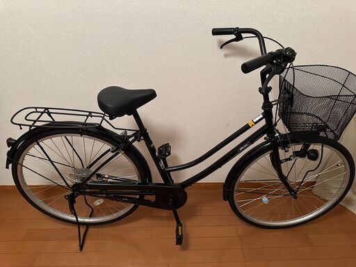 ママチャリ黒26いんち