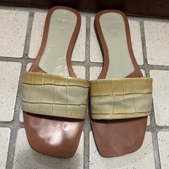 ZARA  フラットサンダル クロコ 36