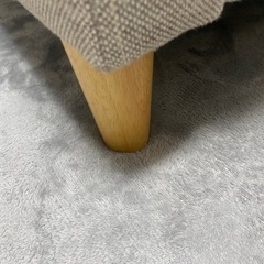 2人掛けソファー　グレーの画像