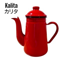 カリタ　ホーロー　ポット　ペリカン