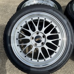 ★bbs ホイルナット付き 4本セット★BBS LM080 18インチ 8j +40 2本★LM081 9j +40 2本★114.3★235/45/18 255/40/18★の画像