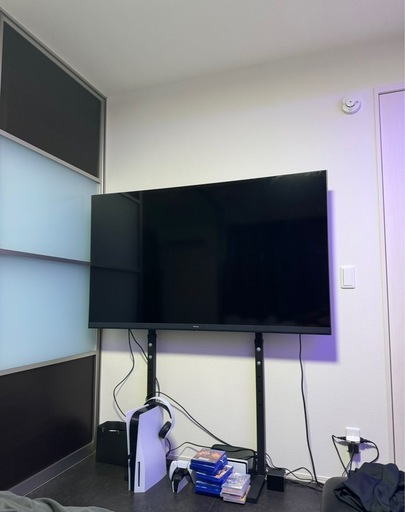 憧れの大型テレビ2023年製☆ハイセンス☆上位モデル☆65インチ☆リモコン付☆取説あり☆4K映像☆12万で購入☆