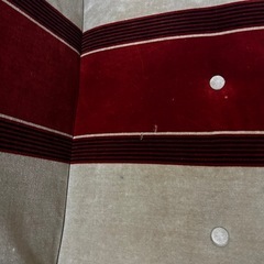 レトロ　ストライプ　ソファの画像