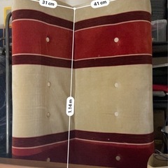 レトロ　ストライプ　ソファの画像