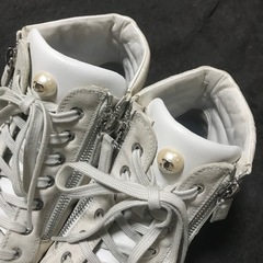 正規品 シャネル ハイカットスニーカー CoCoパール 37/23.5cm 良品の画像