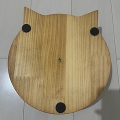 ねこのおもちゃ　木製ボール盤の画像
