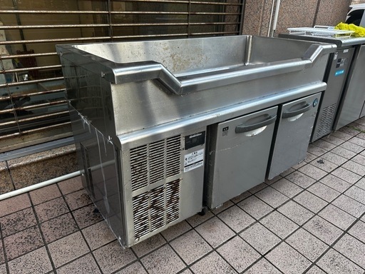 ホシザキ テーブル型(横型)業務用 舟形シンク付冷蔵庫