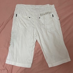 GLADIATE グラディエイト ハーフパンツ XL 白 刺繍の画像