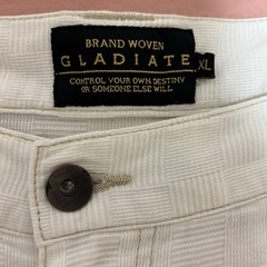 GLADIATE グラディエイト ハーフパンツ XL 白 刺繍の画像
