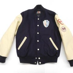 VAN スタジアムジャンパー 牛革 EJC-18 size:M ...
