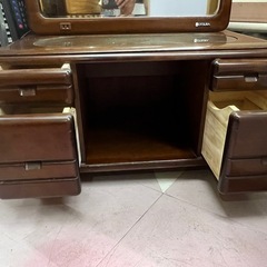 【中古品質よし】大塚家具　化粧台　鏡台　ドレッサー　たの画像