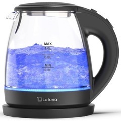 電気ケトル 湯沸かしケトル LED付