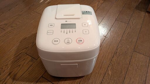 NITORI ニトリ◆マイコン 炊飯器 炊飯ジャー 3合炊き BN201WH ホワイト