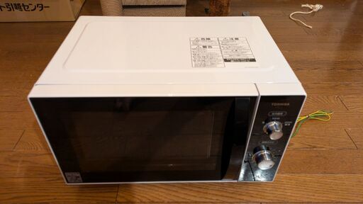 TOSHIBA 東芝 フラット庫内 電子レンジ オーブンレンジ ER-SM17(W) 50/60Hz共用 2020年製
