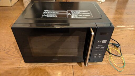 山善◆電子レンジ　フラット庫内 横開き 2020年製◆PRW-F180